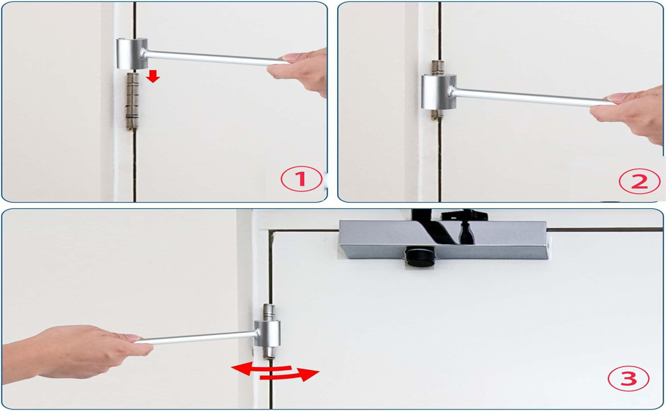 Door Hinge Gap Adjusting Wrench Tool Usage
