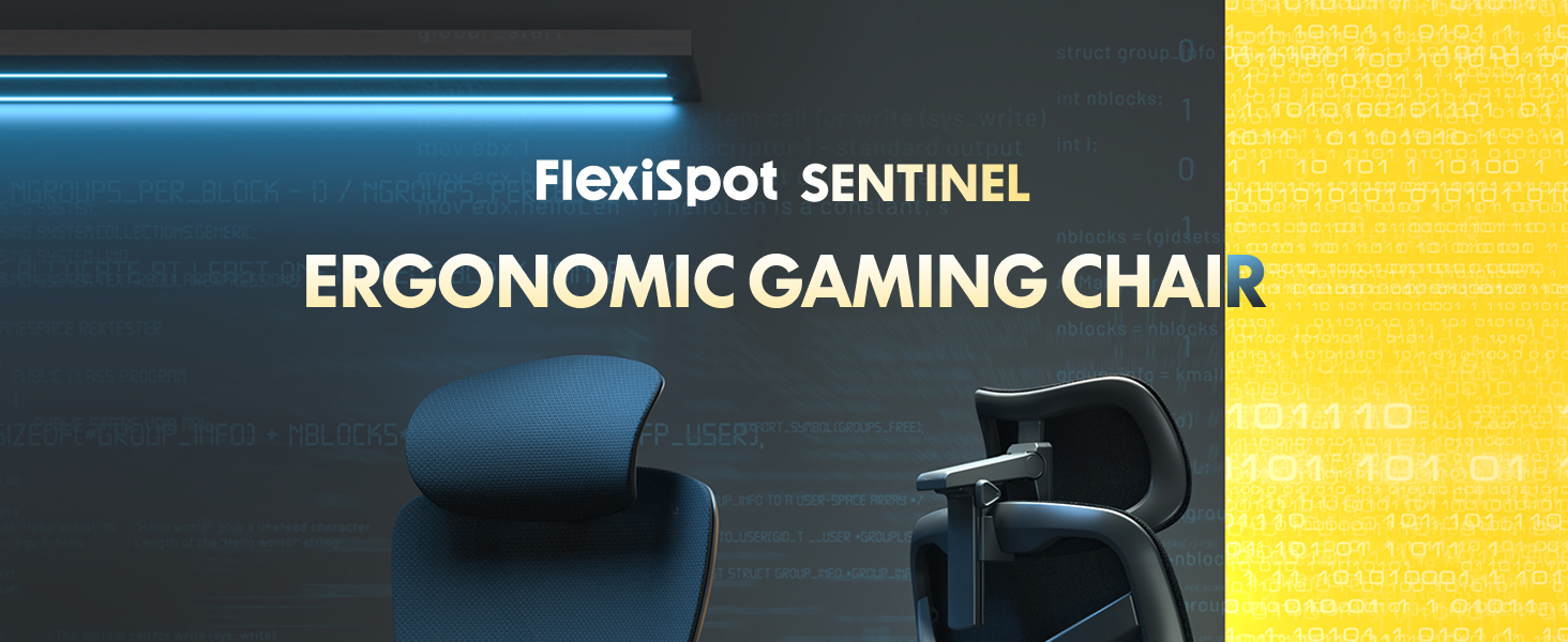 FlexiSpot Sentinel Series Premium Ergonomic Gaming Chair