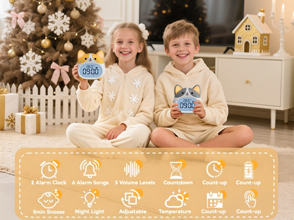 alarm clocks for kids alarm clock cute corgi alarm clocks for bedrooms digital clock alarm clock