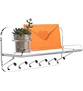 Beego Entryway Key Holder for Wall - Clear Acrylic Key Rack with Shelf Decorative Key Hanger Wall...