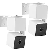 UYODM Adhesive Metal Wall Mount Compatible with Wyze Cam Pan V3/V2, VHB Stick On,No Drilling Moun...
