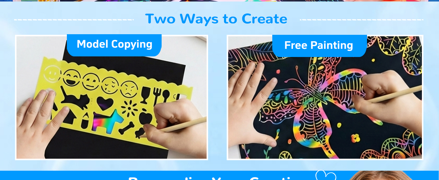2pack Rainbow Magic Scratch Notebooks Crafts Kits