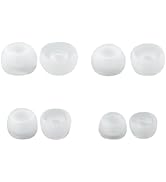 KBEAR 4540 Silicone Replacement Earbud Tips 4Pairs/SML&amp;XS, Noise-Isolating Soft Silicone Earbud C...
