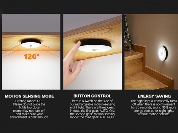 Magnetic Puck Lights