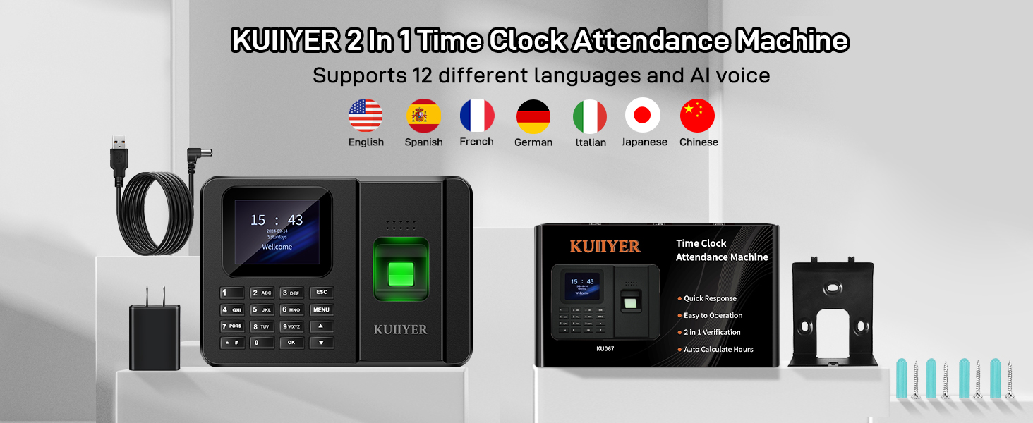 Time Clock Attendance Machine