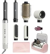 6 in 1 Hair Styler, High Speed Ionic Hair Dryer with Auto-Wrap Curlers, Blow Dryer Oval Brush &amp; H...