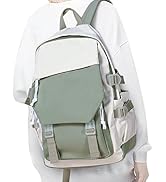 coowoz School Backpack Kids College Aesthetic Cute Backpack Lightweight Casual Daypack Laptop Bac...