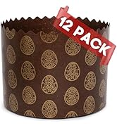 12pcs Easter Bread Forms Paska Bread Mold Kulich Paskha Pantone Set Medium 350gr - Pan Stampo Per...