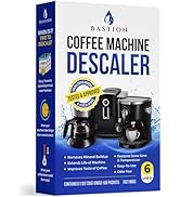 Descaling Powder Solution (6-Uses) Coffee Machine Descaler Cleaner | Compatible with Breville Keu...