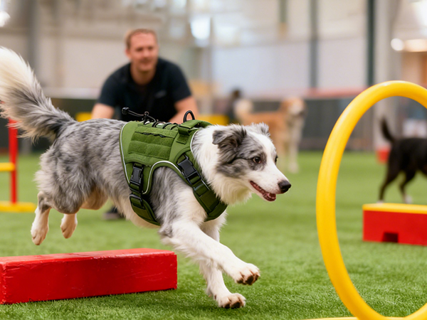 Harness for diverse activities:walking, training.Dependable partner for all your bonding moments.