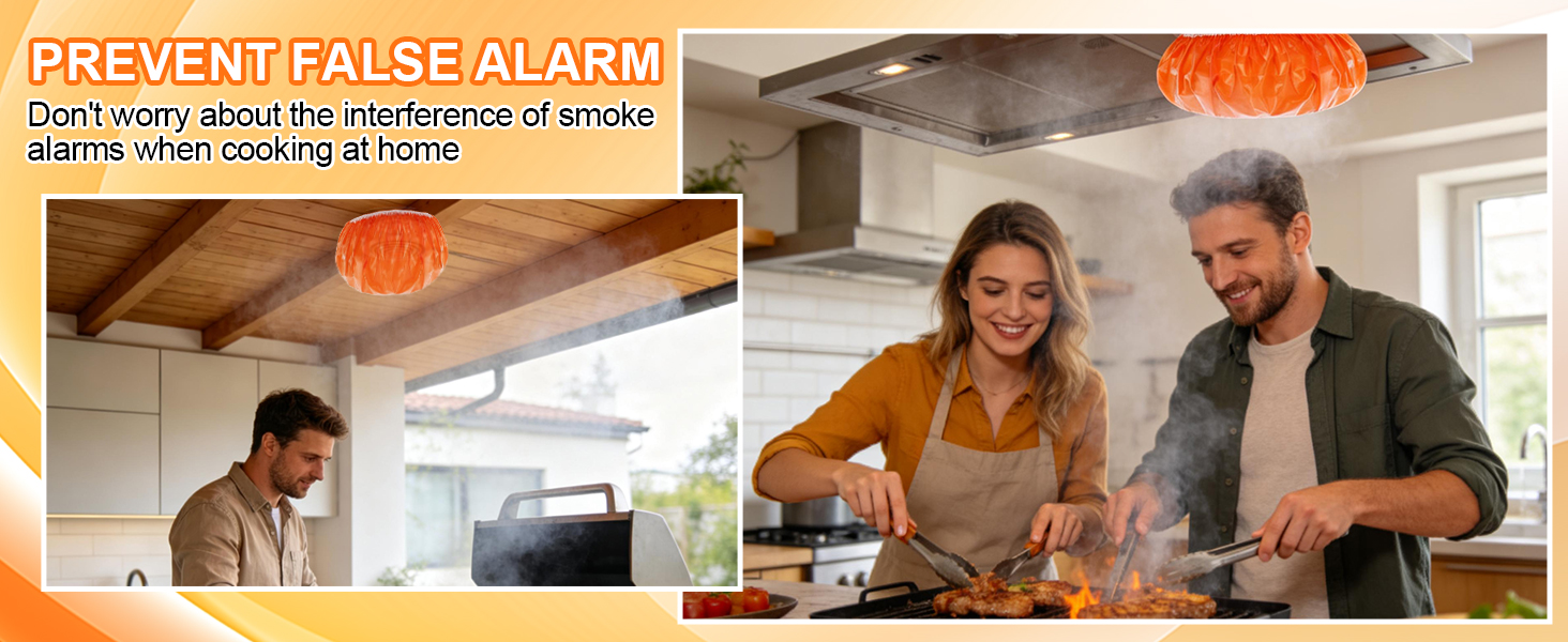 eggigi 60Pcs Smoke Detector Dust Cover-4