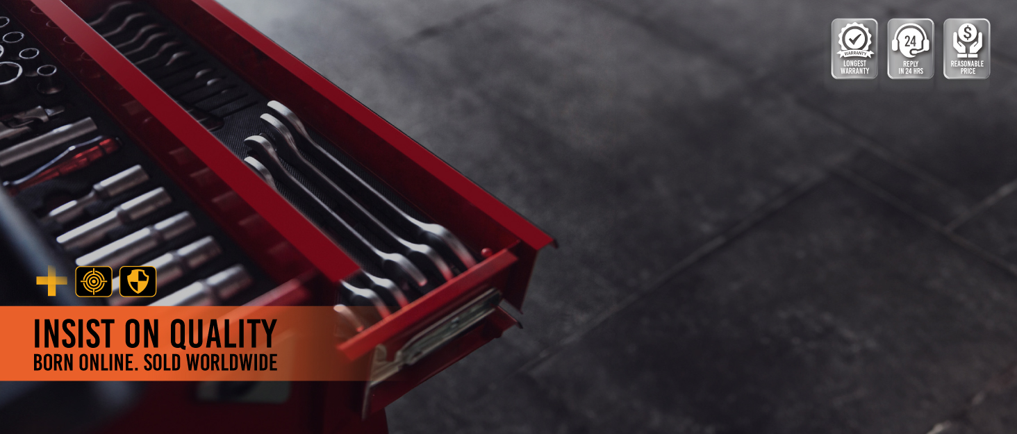 The background visual of EWK brand story conveying the spirit of precise, durable, and professional