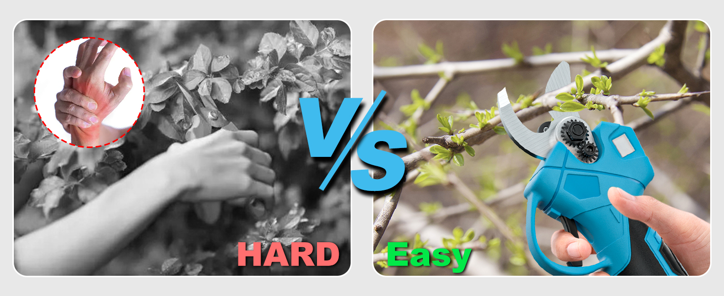 compare with hand and electric