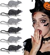 10pcs Realistic Fake Rat Mouse: Plastic Rubber Rat Mice Lifelike Simulated Prank Props f...