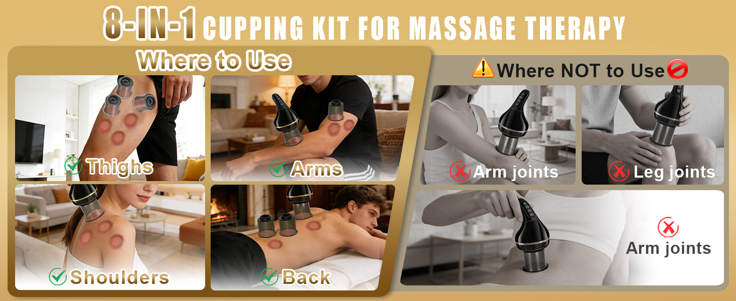 Cupping Kit for Massage Therapy