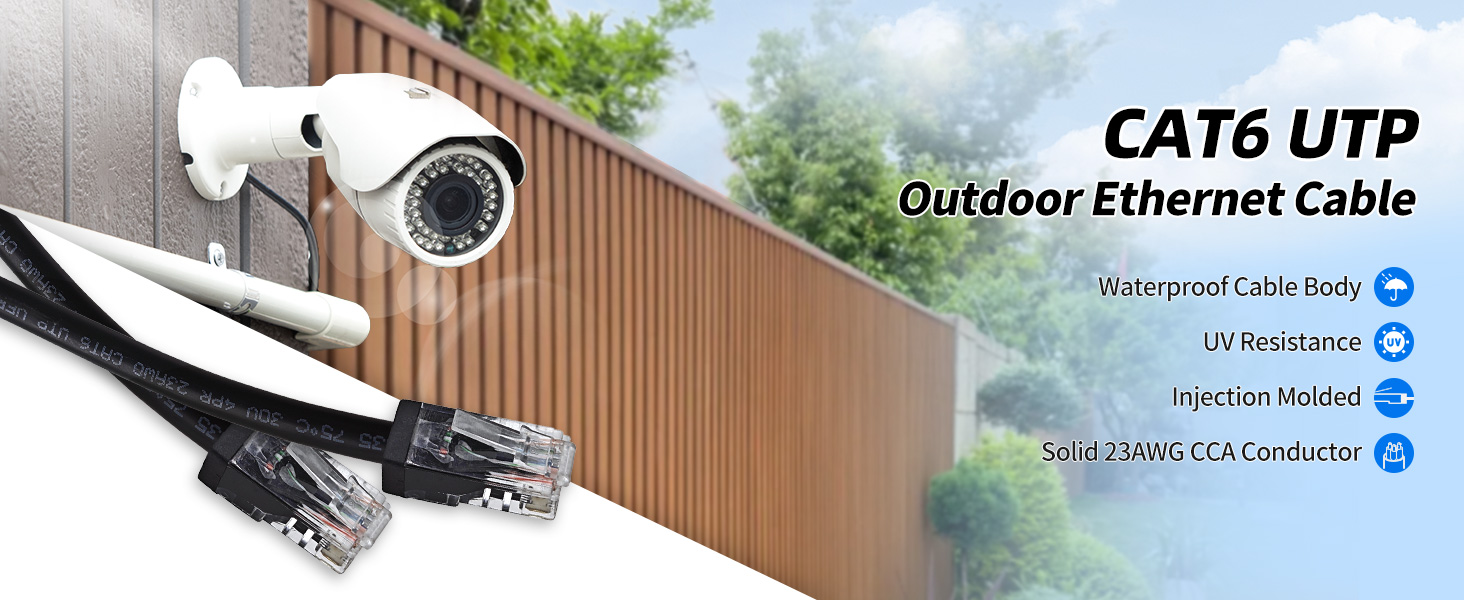 Cat6 Outdoor Ethernet Cable CCA A+ 01 PC