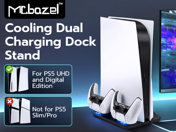 Mcbazel Cooling Dual Charging Dock Stand
