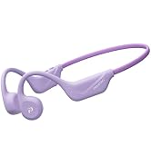 POLVCDG Bone Conduction Headphones,Open Ear Headphones with Mic,Wireless Bluetooth Running Headph...