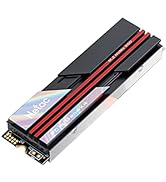 Netac 2TB PCIe Gen4x4 M.2 2280 SSD with Heatsink Up to 7000 MB/s Internal Gaming SSD High-Perform...