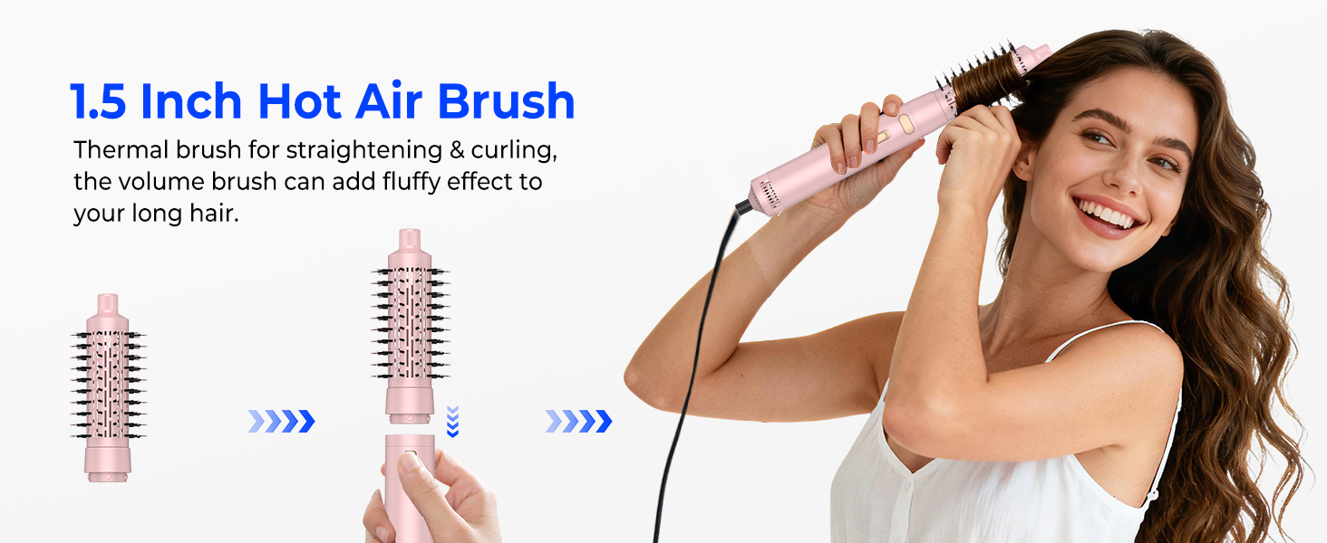 rotating hair brush