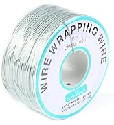 JESSINIE Grey Electronic Wire DM-30-1000 Wire Wrapping Wire 30 AWG Single Core Wire Circuit Board...