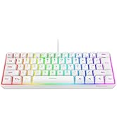 Snpurdiri 60% Wired Gaming Keyboard, 61 Keys RGB Backlit Wrist Rest Ultra-Compact Mini Waterproof...