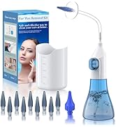 Ear Wax Removal, Ear Cleaner, Ear Wax Removal Kit, Ear Wax Removal Tool, Manual Ear Irrigation Fl...