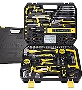 DOWELL Mechanic Tool Set Socket Wrench Auto Repair Tool Set 168-Piece Hand Tool Kit Toolbox Stora...