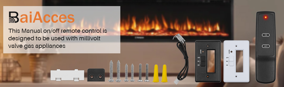 fireplace remote control