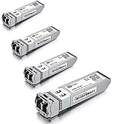 10G Multimode SFP+ LC Module, 10GBase-SR Fiber Transceiver for Cisco SFP-10G-SR, Meraki MA-SFP-10...