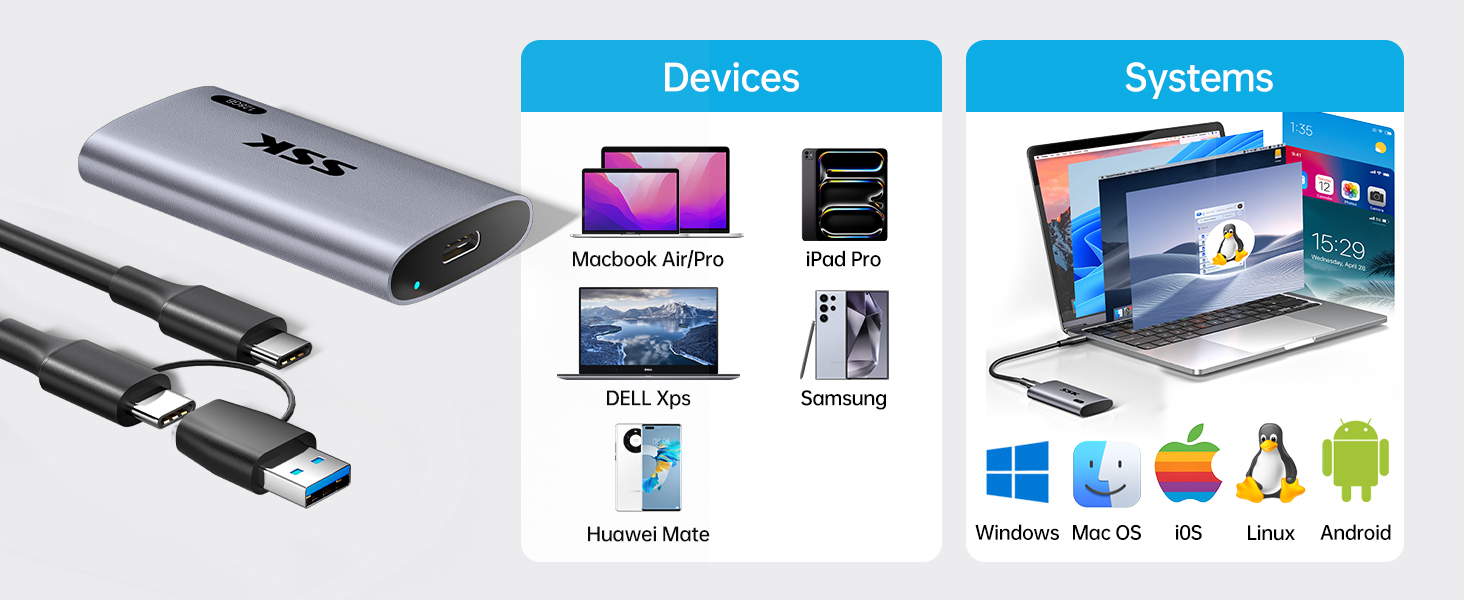 128GB SSD External Hard Drive