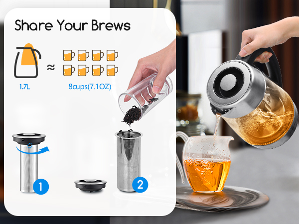 electric kettle temperature control electric kettle water kettle water boiler glass kettle