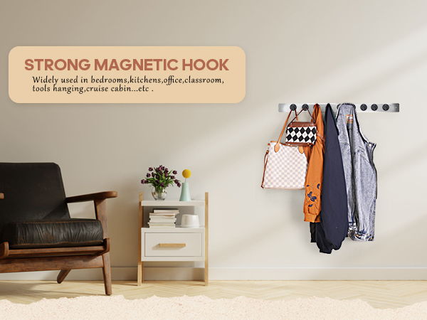 Neosmuk black magnetic hooks