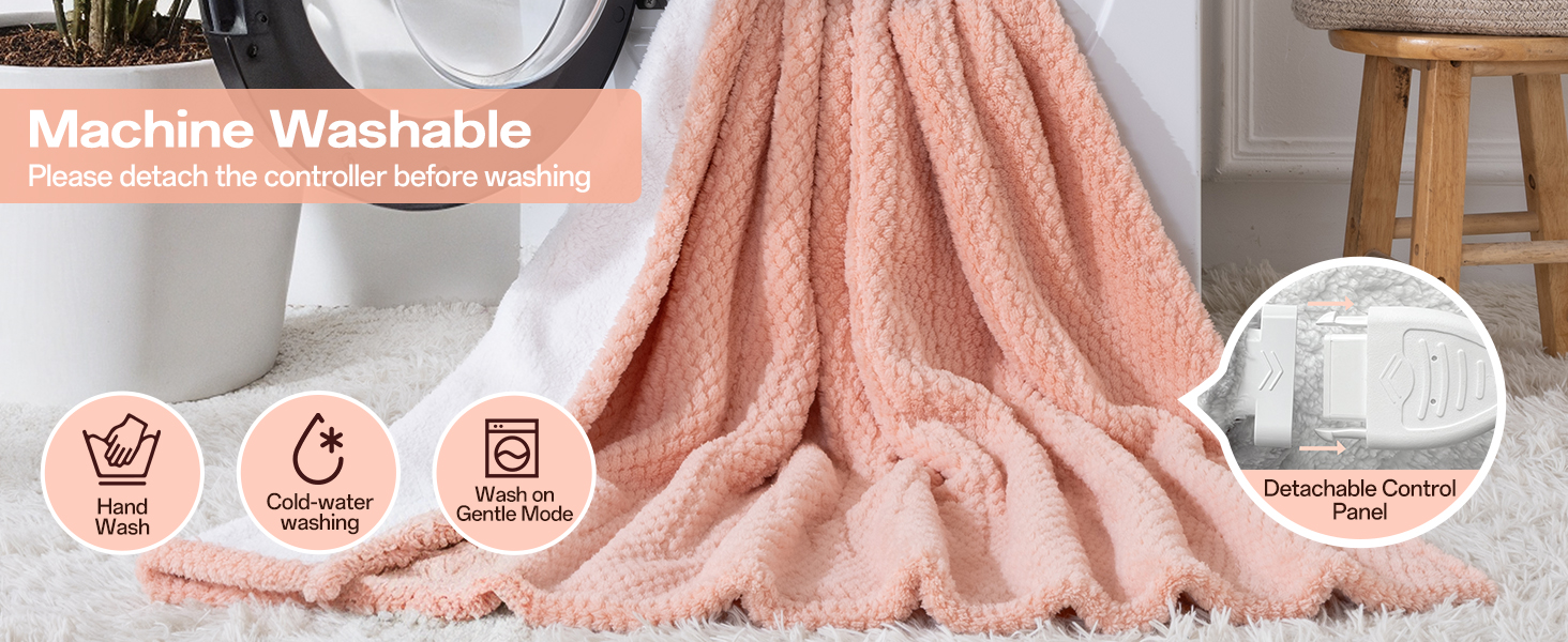 Electric Blanket Heated Throw