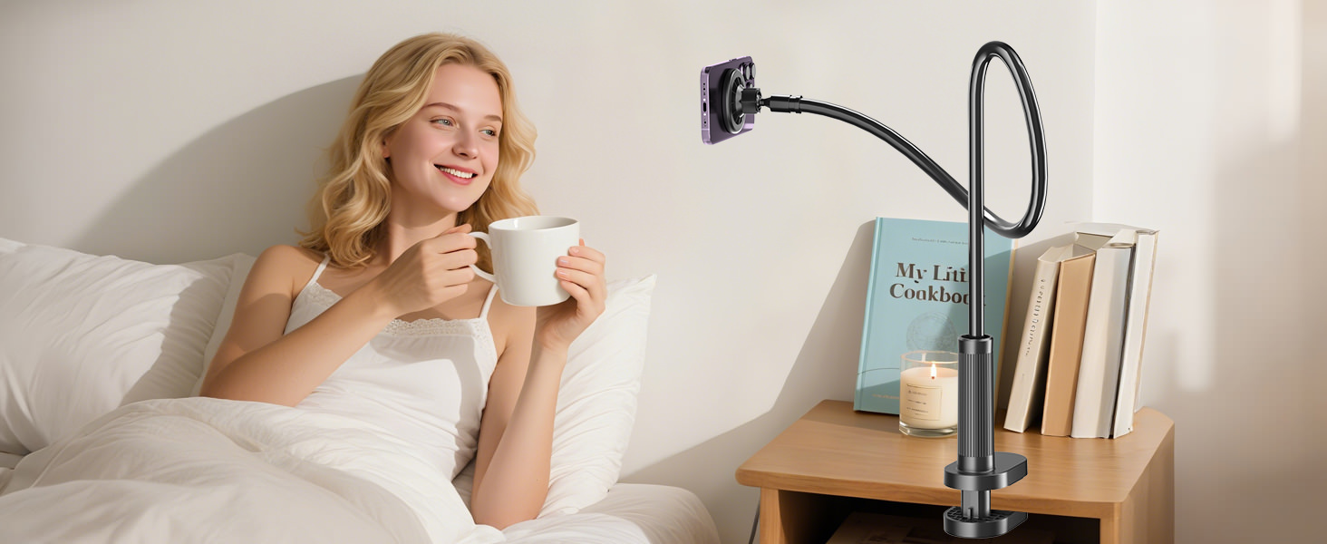 Gooseneck Phone Holder for Bed