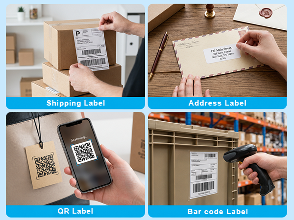 QR printer, Barcode Printer, shipping label printer, Address label printer for retail, warehouse