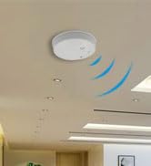 Hidden Camera Smoke Detector WiFi, 1080P HD Spy Camera Wireless Covert Nanny Cam Baby Monitor Cam...