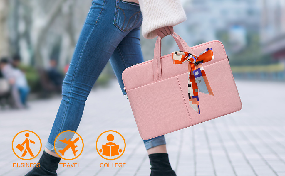 Waterproof Laptop Shoulder Bag for Ladies Women Briefcase