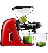 Fretta Juicer Machines, Cold Press Juicer, BPA Free Masticating Juicer Machines Vegetable and Fru...
