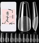 soft gel nail gelly tip apres gel x nails coffin nails press on nails glue on nails