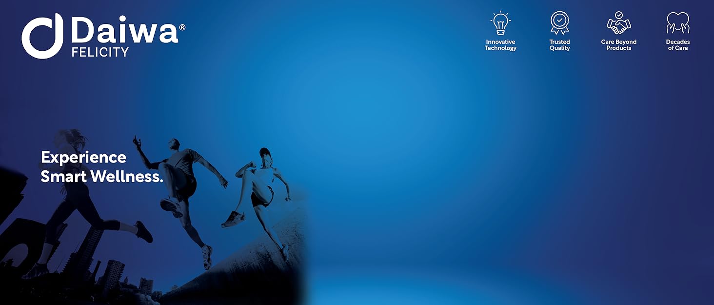 Experience Smart Wellness with Daiwa – Innovative, Trusted, Caring, and Decades Strong.