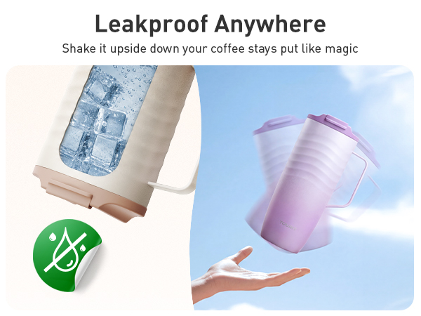 coffee travel mug with handle