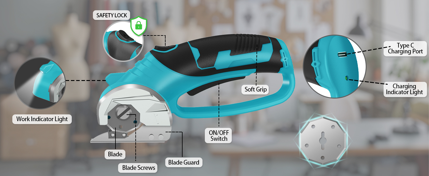 Cordless Electric Scissors
