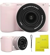 Camera Case for Sony ZV-E10 II/ZV-E10M2 Digital Camera,ZV-E10 II Soft Silicone Protective Bag,Ant...