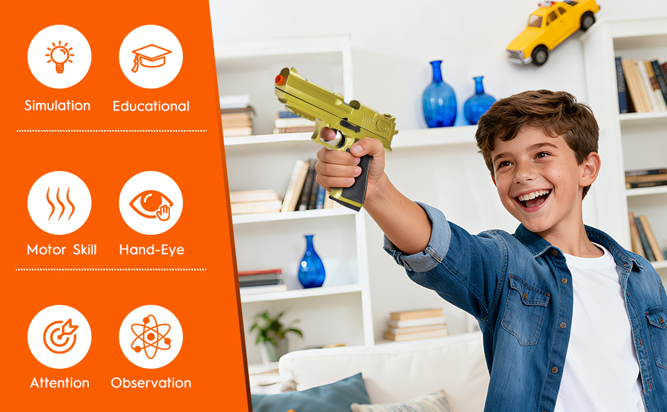 Shell ejecting toy gun