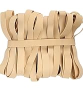 AIWOQI Rubber Bands Size#107 Heavy Duty Big Wide rubber band 33PCS Elastic Bands for Office Suppl...