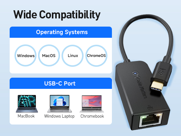 USB C to Ethernet Adapter with PXE