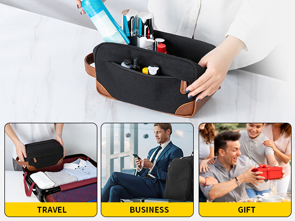 toiletry bags