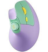 seenda Ergonomic Mouse Rechargeable, Vertical Wireless Mouse with Volume knob, Quiet clicks, 3 De...