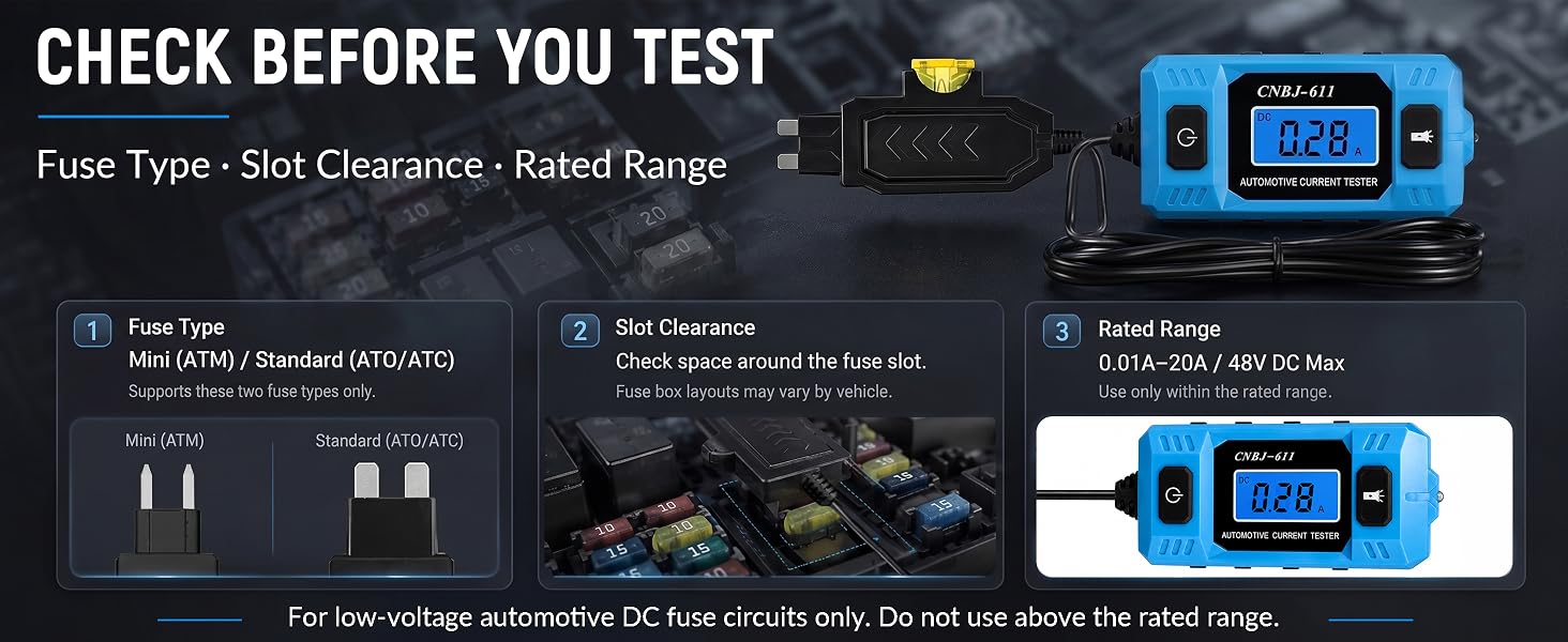 Automotive Circuit Fault Probe Tester